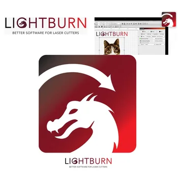 LightBurn Ključ Kontrolu Softver LightBurn Gcode Dozvolu Ključ za CNC Laser Graviranja Mašina Cutter Twotrees TTS-55 za Sve vrste
