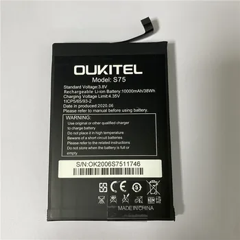 100% originalni za OUKITEL WP6 baterija 10000mAh 2023 proizvodnju sastanak Dugo pripravnosti vreme je velikog kapaciteta za OUKITEL S75 baterija