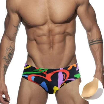 2023 Obojeni Srca Gurni Blok Kostima Ljudi Plivati Gaćice Seksi UXH Bikini Kupaći kostim Čoveka kupaci Kostim Gepek Plaži Surf Kupanje Nosim