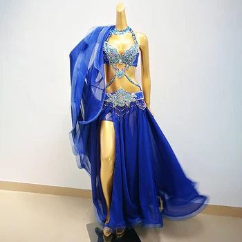 Vruće Prodaju Profesionalni dens Kostim Spremno za Žene Nastup Odjeću Bollywood Zabavljačica Plesač dens Kostim odeća
