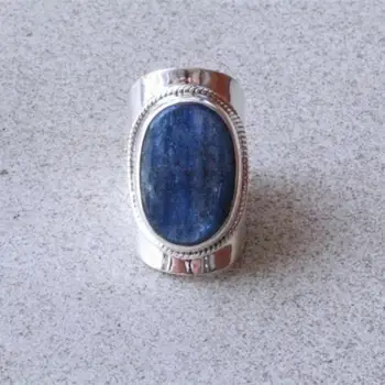 Mode Pretjerana Veliki Boemski Umjetna Plavi Biser Metalnih Prstenova za Muškarce, Žene Ličnost Jednostavno Etničke Opušteno Nakit