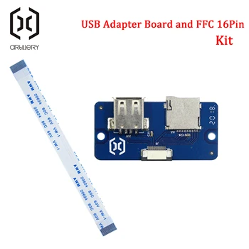 Pogodan za artiljerija 3D printer Sidewinder X1 i Genije USB adapter odbor FFC 16Pin fleksibilan kablovsku k