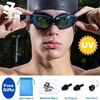 JSJM Novu Profesionalnu Vodootporne Oplate Jasno Duplo Anti-magla Plivati Naočale Anti-UV Muškarci, Žene, Silikonske Plivanje Naočale Naočale