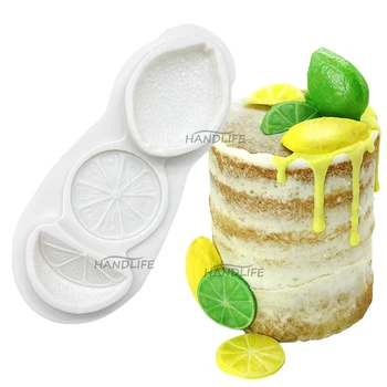 Lemon Orange Limun Voće Silikonske Sugarcraft Kalup Smole Alat Peče Kolač Kalup Fondant Tortu Dekoraciju Alat
