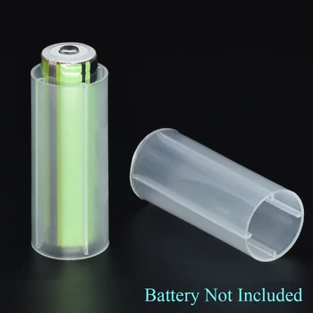 Srednjoj Izdržljivost Plastične Baterija Adapter 18650 Da 26650 Li-ion Vrućine Zaključavamo Cijev Cijev Držač Pretvarač Slučaj Površine Kutiji