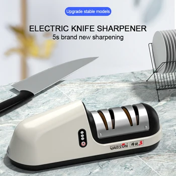 Električni Nož Rezacem USB Naplaćivati Rezacem 2 Trlja Nivo 3-Brzina Kuci, Brzo Automatsko Nož Ispod Teret Kuhinju