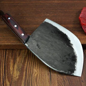 Visokog kvaliteta nerđajućeg čelika kuhinjski nož+Tang nož+drvenom drškom sekao noževe+ poklone /profesionalni kuvar /cleaver helikopter