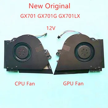 Novi Originalni Laptop CPU GPU Hlađenje Fan Za ASUS ROG Zefir S Leda Oštrica 3 plus GX701 GX701G GX701LX Fan 12V
