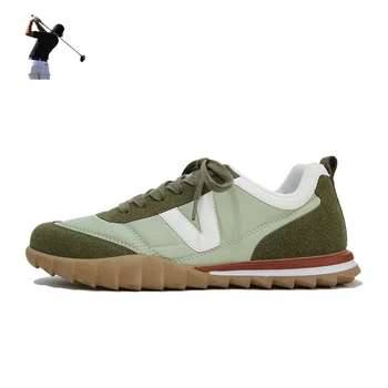 Udobno Platno Golf Patike Ljudi je za disanje Sportski Cipele za Muškarce Anti-skid Sport Patiku Muškarac u Trendu Golf Cipele za Muškarce
