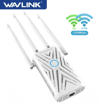 Wavlink AC 1200 Dvojno Bend WiFi Ponavljac 2.4 G&5G Wi-Fi Extender 4×5 DBi Antene Wi-Fi Pojačalo Domet Signal WiFi Buster