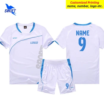 Mens Momci Fudbalski Dres Odelo timski sport obuku fudbalski dres set djeca korisničko ime i broj logo za disanje kratki rukav opremu