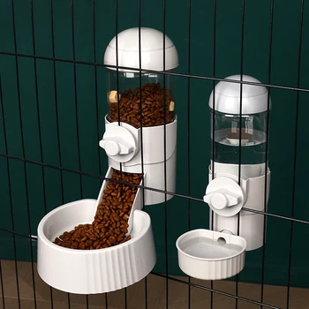 Automatsko Ljubimca Zdjele Kavez Visi Feeder Ljubimca Bocu Vode Hranu Kontejner Slatkiša Visi Zdjelu Za Štene Mačke Zec Ljubimca Hranjenja