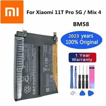 Ksiao mi 2023 Originalni 5000mAh BM58 Telefon Baterija Za Xiaomi 11T Pro 5G / Mix 4 Mix4 Visokog Kvaliteta Zamjena Baterije Batteria