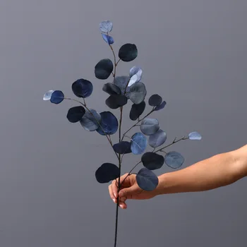 Umjetna Biljka Eukaliptus Jabuka Leves Silk Simulacija Biljke List Cvijet Venčanje Hodnik Kući Hotel Ured Vrt Ukras