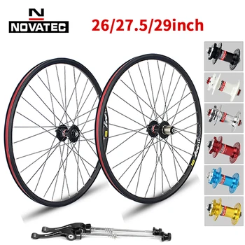 Novatec Brdski bicikl wheelset 26/27.5/29inch D041/D042 4 imajući 7-11 brzinu 32H Disk kočnica 29 Aluminijske legure bicikl volan