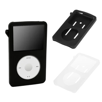 Silikon Kožu Pokriti Slučaj za iPod Klasik 80GB 120GB Najnovije 6 Generacija 160GB Anti-pasti Nosi Slučajevima Zaštitne Pribor