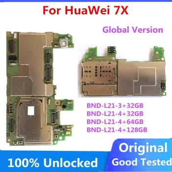 Originalni Otključana Za firmu huawei 7X Matičnu ploču Glavni matičnu ploču Globalne Pune Čipova Android 32GB 64GB 128GB
