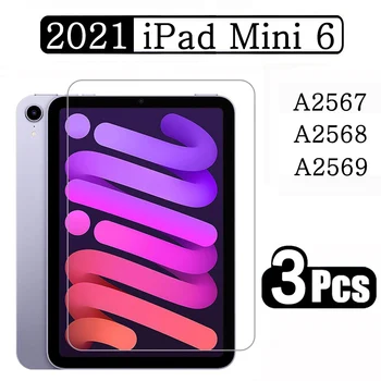 (Spakiram 3) Ekran Zaštitnik Za Apple ipod Mini 6 2021 8.3 A2567 A2568 A2569 Potpunu Pokrivenost Debelo Staklo Film