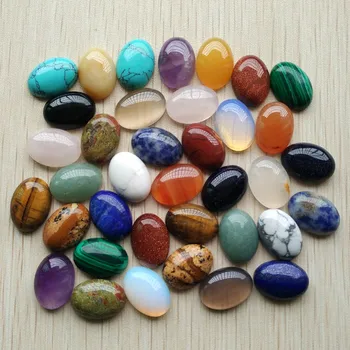 Mode prirodni kamen pomešao Ovalni TAKSI CABOCHON perle za Nakit&Odjeću Pribor 13x18mm veliko 30pcs/mnogo slobodna isporuka