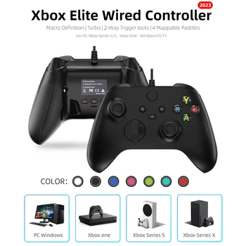 Ozvucen Igru Kontrolor Za Xbox Jedan Niz X/S Konzolu Gamepad Sa Programiran Nazad Dugme Za Prozore PC Joystick