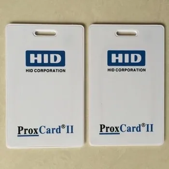 Rewritable RFID Blizini H-ID Debele Čista Bijele Karticu 125khz SAKRIO PROX II Clamshell Karticu 1Pcs