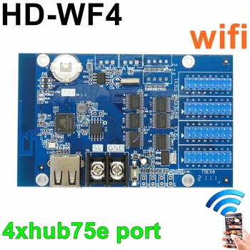 HD-WF4 Wifi I USB je Dovelo Kontrolu Karticu 1280x64 Piksela Puno Boja Kontrolor 4xhub75e za P2.5 P3 P4 P5 P6 P10 modul HD-W62-75