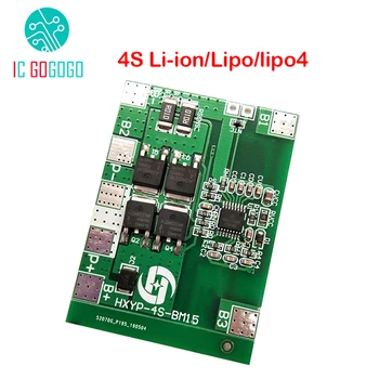 4 12.8 V 14.4 V 16.8 V Lifepo4 Li-ion Liposukcije Litijum Baterija Odbor za Zaštitu 18650 BMS 14A limit 20A PCB 4 Ćelije Pack PCM 3.2 V JE 3,7 V