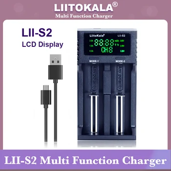 Novi LiitoKala Lii-500 PD4 PL4 402 202 T1 S2 Punjač za 18650 26650 21700 AA AAA JE 3,7 V/3.2 V/1.2 V litijum NiMH baterija