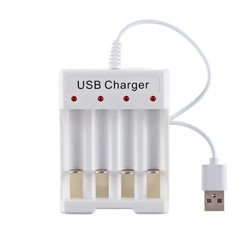 USB 4 Mjesta Brzo Naplaćivati Punjač Kratki Spoj Zaštitu AAA i AA Puni se Baterija Stanicu HighQuality