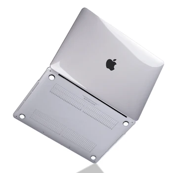 Kristal Mate Laptop Slučaj Za Apple Macbook Zrak 13 A2681 M1 M2 2022 Diraj Bar ID Pro 14 16 A2442 A2485 Pokriti Saccessories Torbe