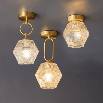 -Japanski stil jednostavno retro sobi Čašu Plafon Lampu Koridor Lampu Kreativni Dnevnoj Sobi Svjetla čašu luster novi dolazak