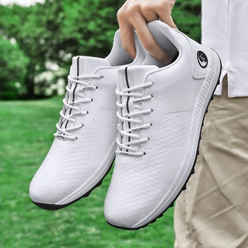 Profesionalni Golf Cipele Ljudi Novi Golferi Cipele Anti Skliznuti Hoda Patike Otvorenom Luksuz Cipele Velikog Veličine