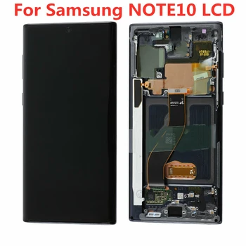 Za Samsung note10 n970 n970a n970u n970f lcd diraj prikaži ekran skupština Sa okvir Original Super AMOLED Sa linije ili tačke