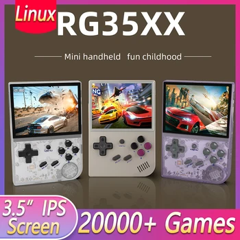 ANBERNIC RG35XX Retro Ručnim Konzole Linux Sistem 3.5 Cm IPS Ekran Koru-A9 Prenosni Džepu Video Igrač 40000+ igara