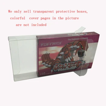 Jasno transparentni kutiju Za GBA Japanska verzija JP igru karticu boja plastičnu kutiju LJUBIMCA Zaštitnik kolekciju skladište zaštitne kutija
