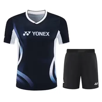 Novi YY badminton sportskoj odjeći muškarce i žene majicu šorc set brzo suši za disanje obuku nositi par kostim
