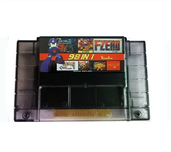 Yuswallow Memorijske kartice za video igre mašine Super 98 u 1 NAS Verzija Sa Igru Kapetane Komandosa Kontra III Megaman X 7