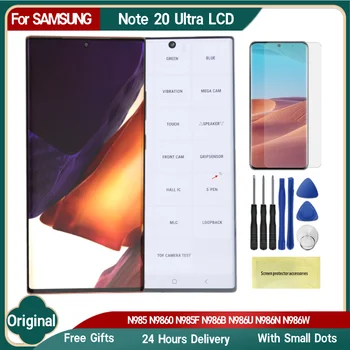 Originalni N985F AMOLED LCD Za Samsung Poruku 20 Ultra 5G LCD N986B N986U1 N986W LCD Prikaži 6.9