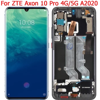 Originalni Za ZTE Axon 10 Pro 5G Prikaži LCD Sa Okvir 6.47