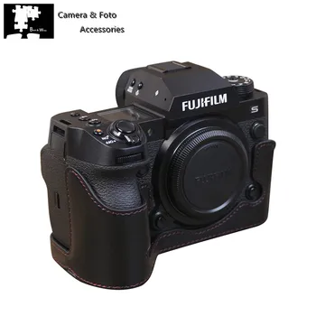 Fuji XH2 XH2S Sintetički PU Kože Slučaj Kameru Torbu Pola Tijela Bazu Pokriti Zaštitnik Za Fujifilm X-H2 X-H2S Kamera