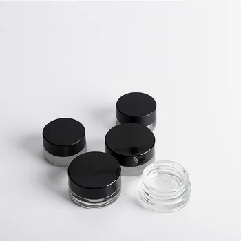 3g 5gTransparent mini čašu kremu bocu kozmetičkih jasan uzorak putovanja kontejner pun sa crni poklopac