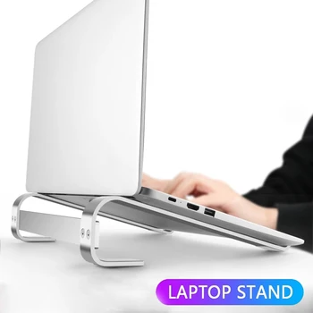 Aluminijske Legure Laptop Stajati Non-iskliznes Kompjuter Hlađenje Držač Za Macbook Zrak Pro Prenosni Notes Metal Držač Mount