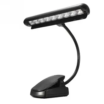 9 je VODIO USB Svjetlo klik-klak za Muziku Stajati Prenosni Fleksibilan Gooseneck Oko Zaštitu Čitam Knjigu Svjetlo Krevet Desktop Lampu Svjetlost
