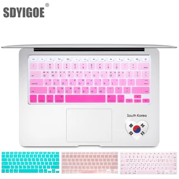Korejski tastaturu pokriti Mac Knjigu Zrak 13 pro15 cm A1466 A1278 A1502 A1398 Mrežnice Laptop Tastaturu Pokriva Boja tastaturu film