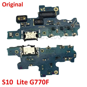 Originalni Za Samsung Galaksiji S10 Lite G770F SM-G770 USB Naplaćivati Odbor PCB Doku Luku Veza Fleks Kabl