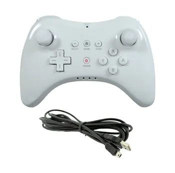 Bežični Klasik Pro Kontrolor komandu ručicu Gamepad sa USB Kablovsku Bluetooth Bežični Daljinski Controle Gamepad za Nintend wii U Pro