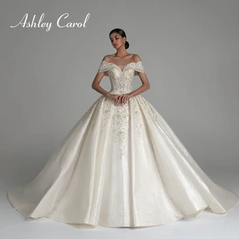 Ashley Carol Luksuz Loptu Haljinu Vjenčanice 2023 Dušo Mi Se Perle Izvrstan Vez Princeza Venčanicu Vestido Novia