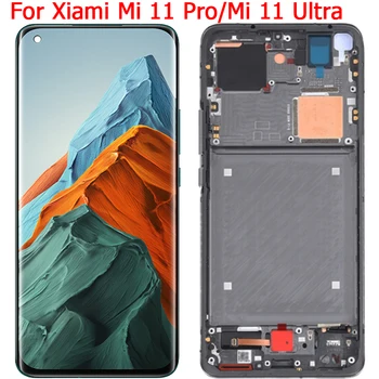 Originalni Za Xiaomi Mi 11 Ultra Prikaži LCD Ekran Sa Okvir 6.81