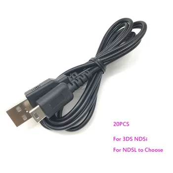 20PCS Za 2DS 3DS XL LL NDSi USB Glavni Kabl Vrpcu Za NDSL Moć Naplaćivati Kabl