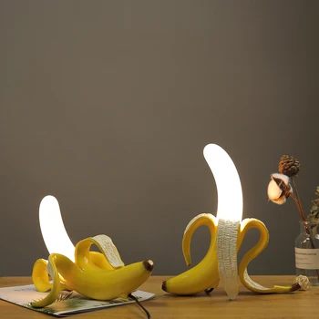 Dizajner Raspoloženje Svjetlo Banana Sto Lampu Noć Kawaii Sobu Dekor Italiji Dekoraciju za spavaću Sobu Crtani Doveo Kreativnost Gljiva